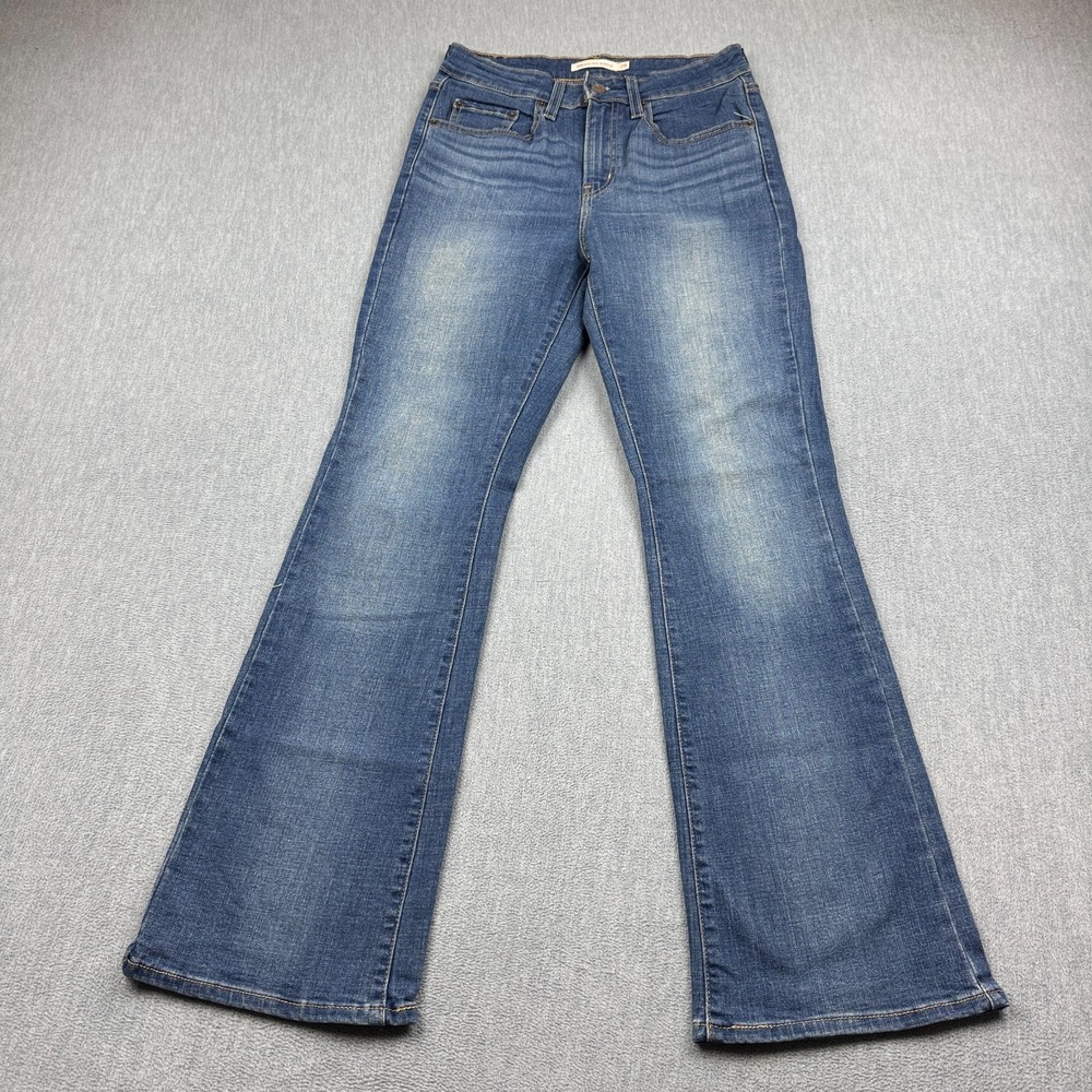 Levis Jeans Womens 28x30 Blue 725 High-Rise Bootcut Denim Pants Stretch Pockets